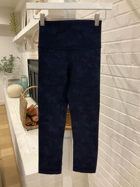 lululemon athletica Navy Camo High-Rise Leggings